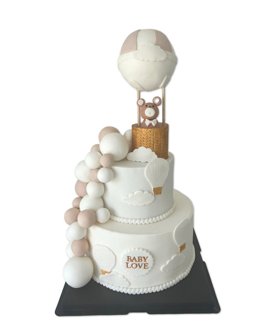 Baby Shower White Cake