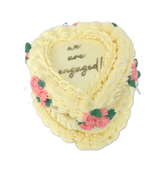 White Heart Cake